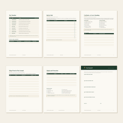 The Winter Garden Handoff — Fillable Winterizing Planner PDF | 14 Pages